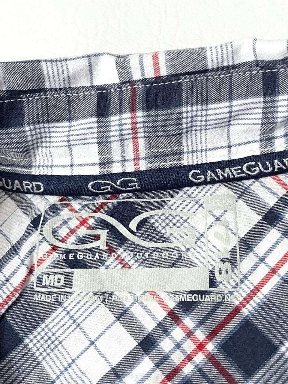 GameGuard Shirt Men Med 100 Cotton Body Ventilated Mesh Vented Back Short Sleeve